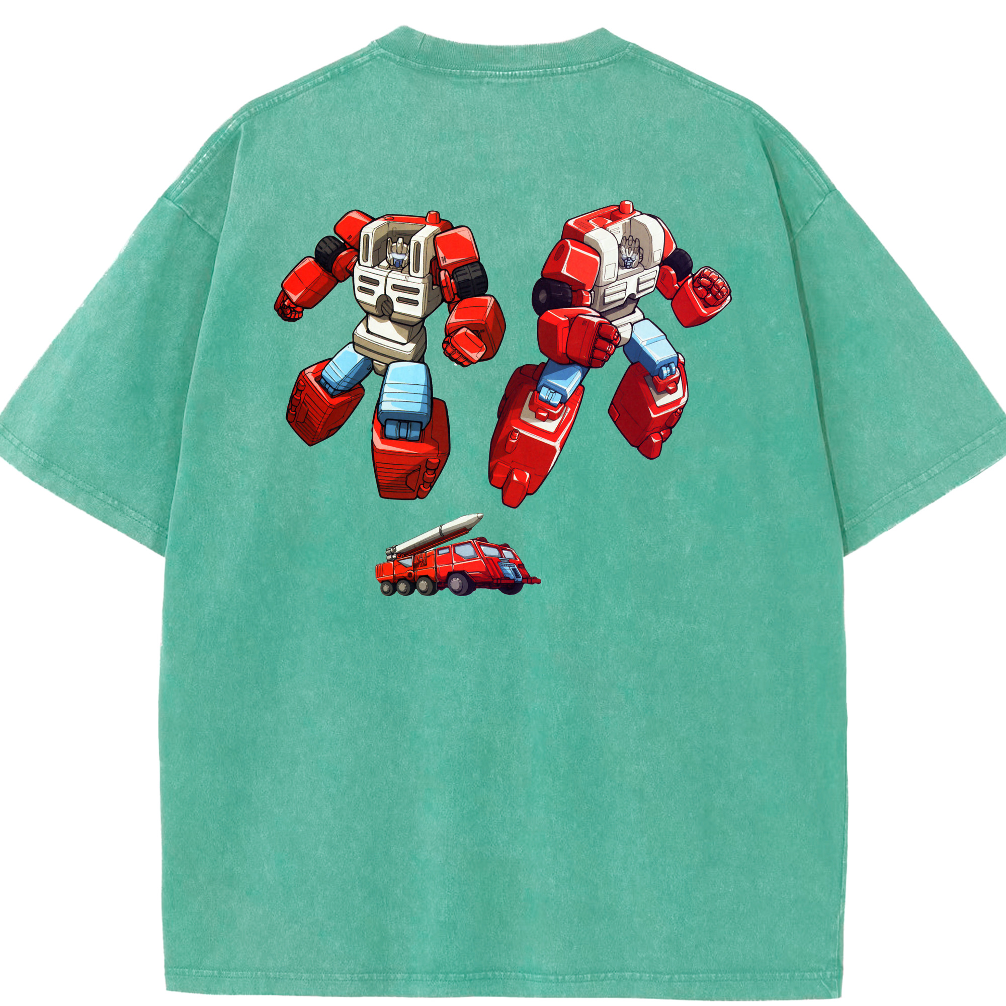 （画像用）  綿100% ヴィンテージ風 半袖Tシャツ（背面プリント）